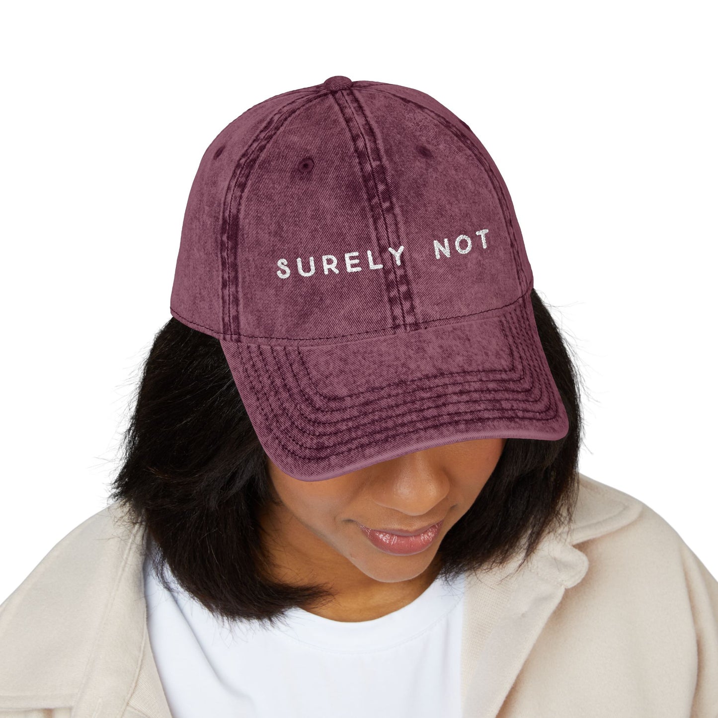 Surely Not Vintage Cap (Embroidery)